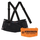 Soporte lumbar "faja" Ergodyne Proflex 1675, con pack de calentamiento/enfriamiento, tirantes extraíbles, dorso ventilado.