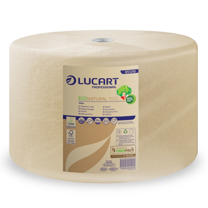 Bobina Eco Natural 510 metros, 5 kg celulosa pura regenerada de tetrabrik Lucart