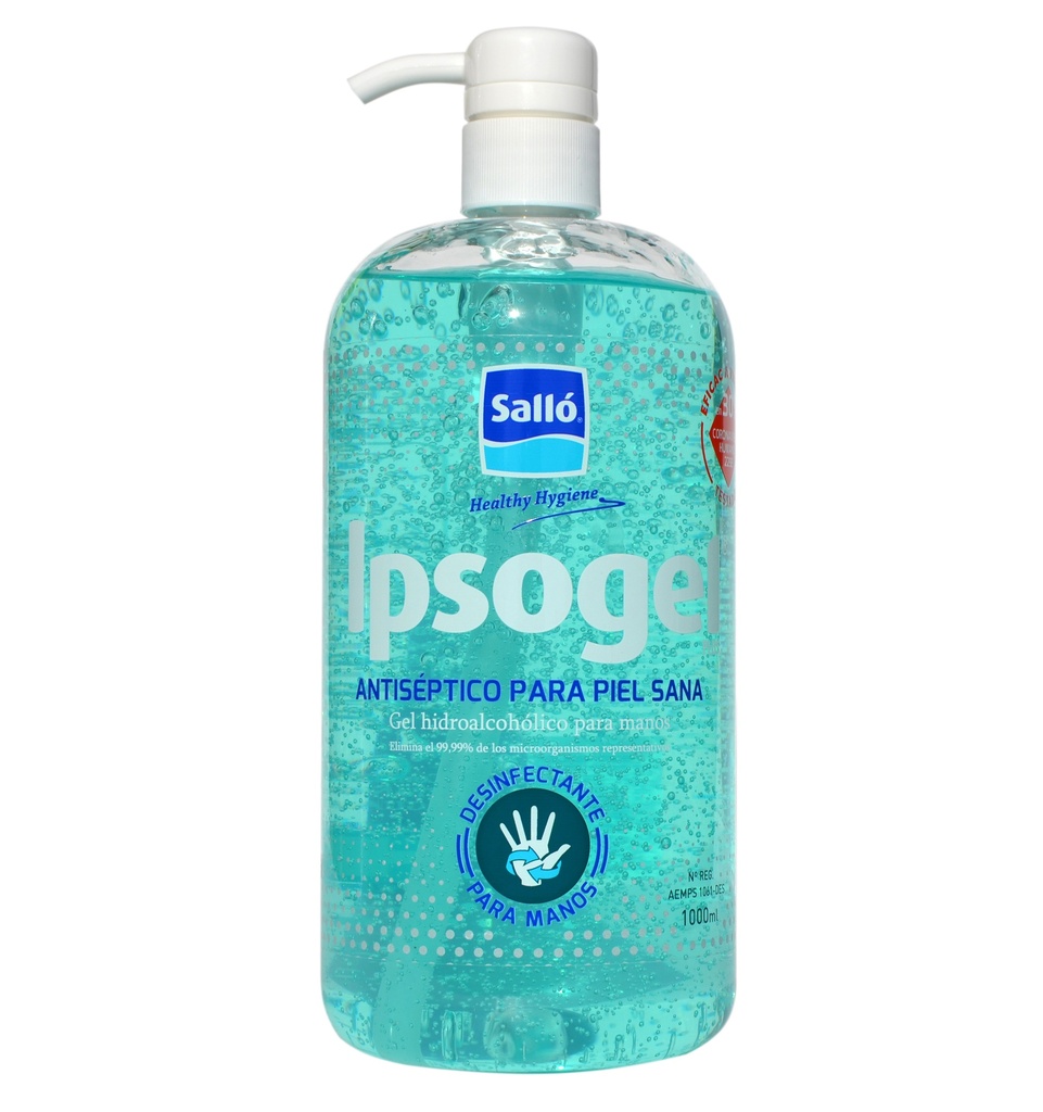 Gel hidroalcohólico Ipsosol 1 litro, Nº Reg. AEMPS 653-DES (copia)