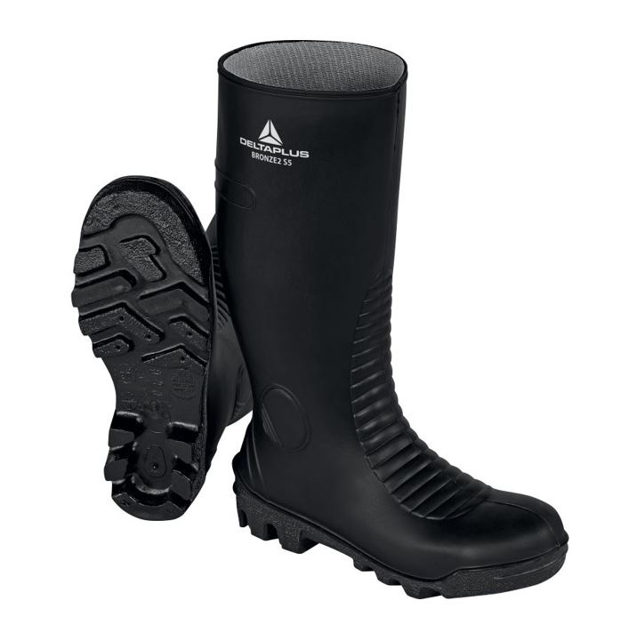 Bota de agua de seguridad de PVC S5 Delta Plus Bronze