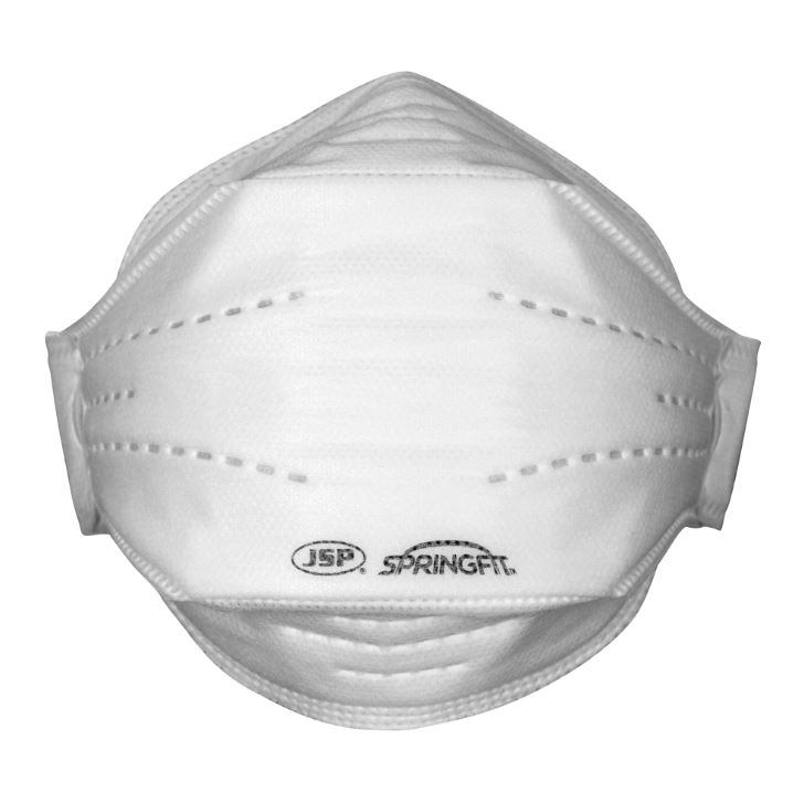 [BGA122-202-000] Mascarilla JSP Springfit 421 FFP2 sin válvula, endoesqueleto para conservar la forma.