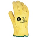 Guantes piel flor vacuno amarillo 1ª JOMIBA 335R