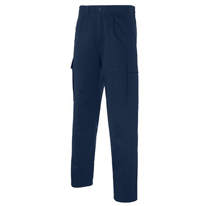 Pantalón 100% algodón multibolsillos, 270 gr